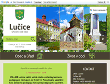 Tablet Screenshot of lucice.cz